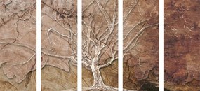 Quadri 5 pezzi – Corona dell'albero