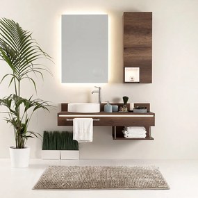 Tappetino per il bagno beige 70x120 cm Bati – Restilo