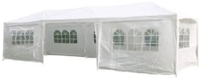 HI Tenda da Festa con Pareti Laterali 3x9 m Bianco