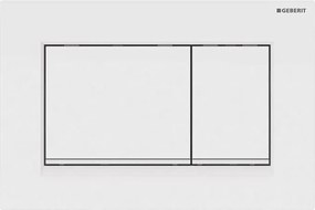 Geberit 115.883.11.1 - Pulsante di scarico Sigma30 24,6x16,4 cm bianco