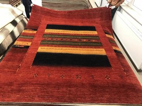 Loribaft Tappeto 270x340 Rosso (Iran) Annodato A Mano
