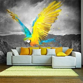 Fotomurale  Exotic parrot  Colore Bianco, Dimensioni e Misure 200x154