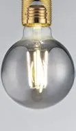 Lampadina led filamento smoke attacco e27 8w 210lm 1800k 300° 95x13...