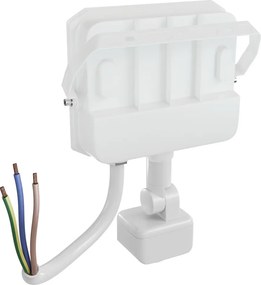 Faro LED 20W IP65 Bianco con Sensore di Movimento e OSRAM chip LED Colore Bianco Caldo 3.000K