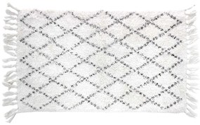 Tappetino per il bagno bianco 50x80 cm Latika – douceur d'intérieur