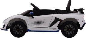 Macchina Elettrica per Bambini 12V con Licenza Lamborghini Aventador SVJ Small Bianca...