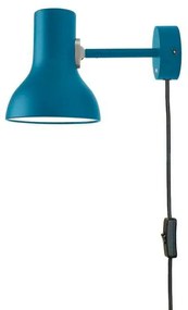 Anglepoise - Type 75 Mini Applique da Parete con Cavo Margaret Howell Edition Blu Saxon Ang