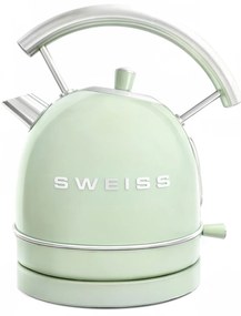 Bollitore elettrico 1,8 L vintage verde Sweiss