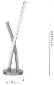 Leuchten Direkt 11991-55-LED RGB Lampada da tavolo dimmerabile SWING LED/9,5W/230V+ TC