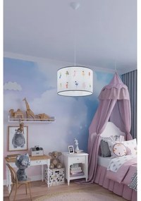 Sollux SL.1416 - Lampadario a sospensione per bambini FAIRY 1xE27/15W/230V diametro 30 cm