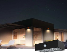 Applique Solare MINI-WALL Nera 350 lumen