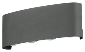 Brilagi - Lampada da parete LED per esterni FLAREBOX LED/8W/230V antracite IP65