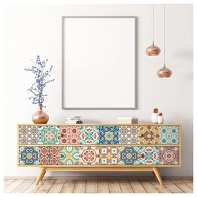 Set di 24 adesivi per mobili, 10 x 10 cm Georgina - Ambiance