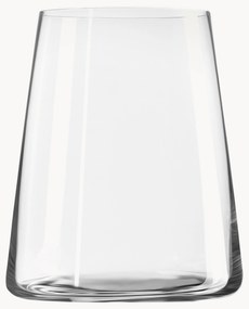 Set di 6 bicchieri in cristallo a forma di cono Power