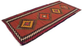 Kilim Tappeto 120 x 290 (Indian) Tessuto A Mano