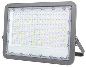 Faro da esterno Athos in alluminio, grigio metallizzato, Modulo LED 200W INTEC