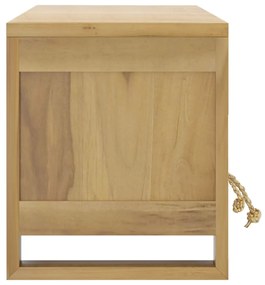 Mobile porta tv 110x30x35 cm in legno massello di teak