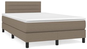 Giroletto A Molle Con Materasso Tortora 120x190 Cm İn Tessuto /