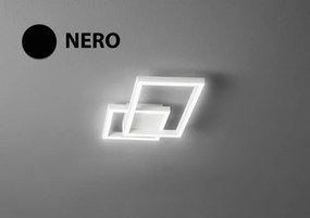 Lampadario a soffitto led cross 8058 n ct nero