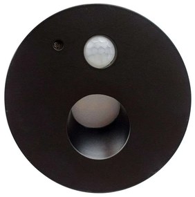 Arcchio - Neru Round LED Applique da Incasso a Parete w/Sensor Black Arcchio