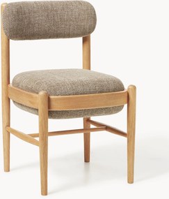 Sedia imbottita in legno di quercia Imara