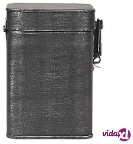 LABEL51 Contenitore 12x13x17 cm M Nero Anticato
