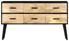 Credenza 110x33x64 cm in legno massello di mango