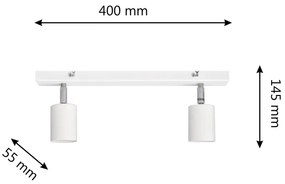 LED Luce Spot a LED TUNE 2xGU10/4,8W/230V bianco