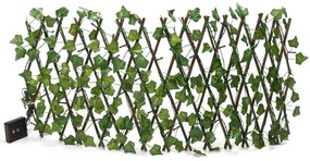 Aigostar - Catena solare LED 56xLED/2x0,4m IP65 bianco caldo ivy