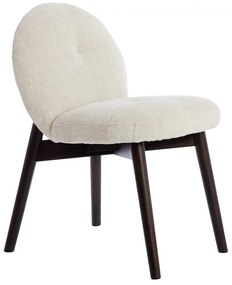 Set di sedie da pranzo color crema in imbottito 2 pz Sinosa – Light &amp; Living