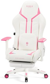 Sedia da gaming Diablo X-Ray 2.0 Normal Size: Bianco e Rosa