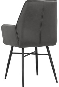 Set di sedie da pranzo color antracite 2 pz Anzo - Støraa