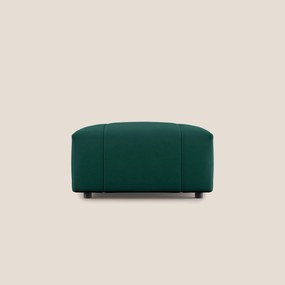 Giotto pouf in morbida microfibra effetto velluto impermeabile idrorepellente T09 verde