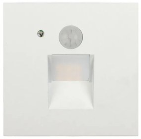 Neru Square LED Applique da Incasso a Parete w/Sensor White - Arcchio