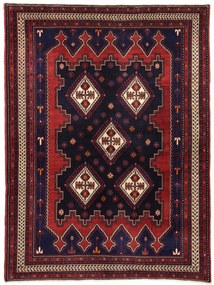 Afshar Tappeto 220x160 (Iran) Annodato A Mano