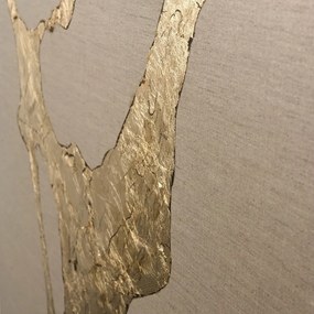 Quadro dipinto a mano 90x120 cm Wild Horizon Gold - Malerifabrikken