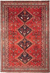 Shiraz Tappeto persiano 180x260 Rosso (Iran) Annodato A Mano