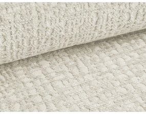 Letto matrimoniale imbottito color crema con contenitore e rete inclusi 180x200 cm Noho – Makamii