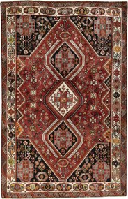 Shiraz Tappeto 180 x 270 Rosso (Iran) Annodato A Mano