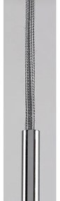Rabalux 72048 - Lampadario a sospensione con filo ESTA 1xE27/40W/230V limpido/cromo