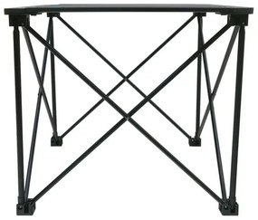 Tavolo da campeggio pieghevole 52x52cm antracite