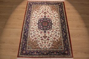 Ghom Tappeto 160x110 (Iran) Annodato A Mano