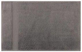 Asciugamano in cotone grigio scuro 50x30 cm Chicago - Foutastic