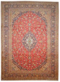 Kashan Tappeto persiano 420x310 Rosso (Iran) Annodato A Mano