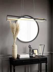 Trio - Lampadario LED dimmerabile a sospensione EDGE LED/35W/230V 2300/3000/4000K nero