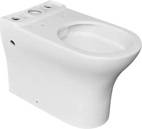 Wc a filo muro monoblocco con sistema rimless e sedile soft close Sara