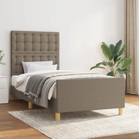 Giroletto Senza Materasso Tortora 90x200 Cm Tessuto /
