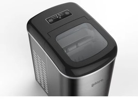 Guzzanti GZ125 - Macchina per il ghiaccio 140W/230V acciaio inox/nero