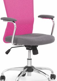 Sedia da scrivania per bambini Andy grey pink