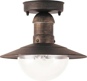 Brilagi - Plafoniera da esterno MOLDE 1xE27/60W IP44 bronzo/patina